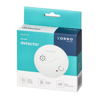 Rilevatore di Fumo Certificato EN 14604, Segnale da 85 dB, a batteria 9V inclusa