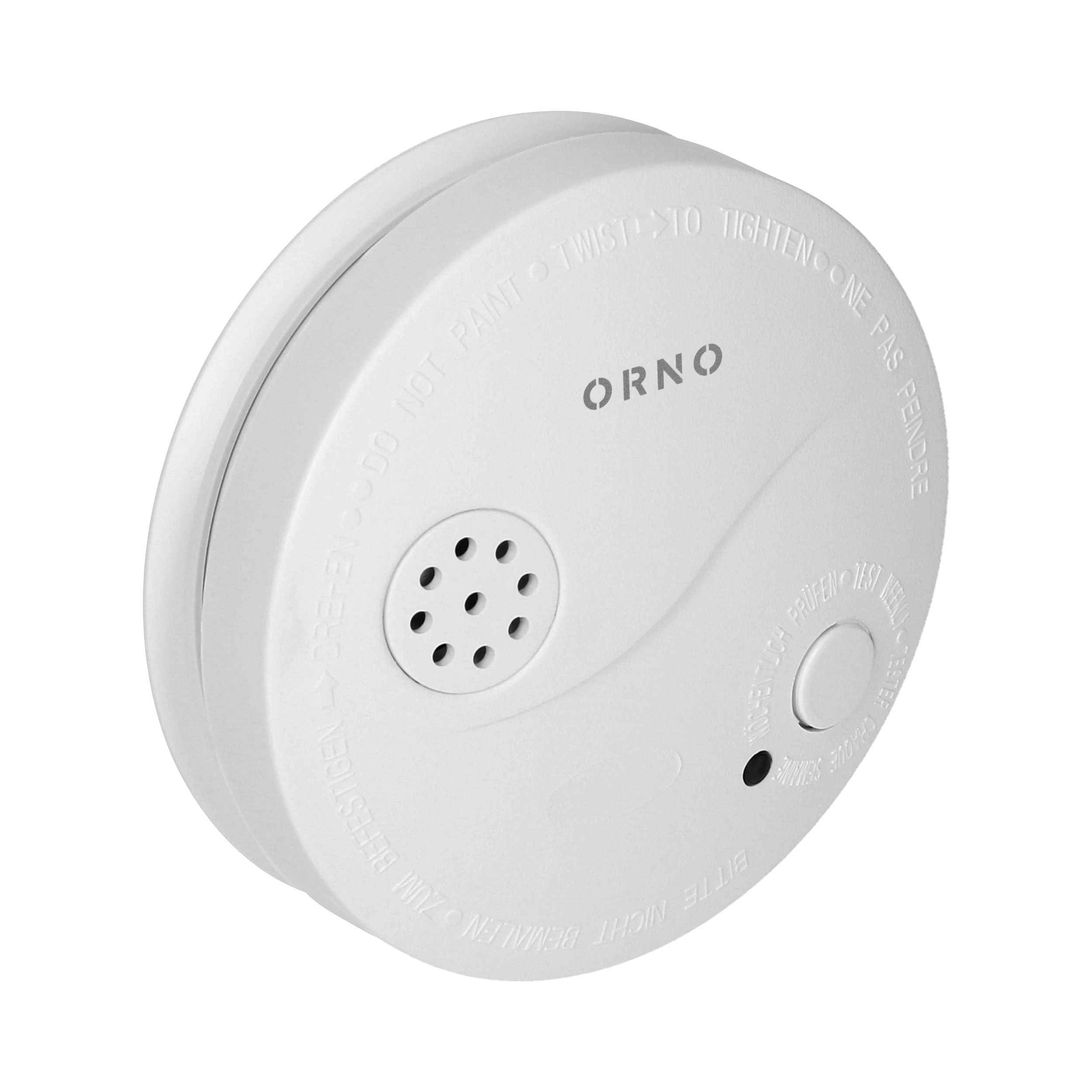 Rilevatore di Fumo Certificato EN 14604, Segnale da 85 dB, a batteria 9V inclusa