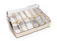 Organizer Spazio Cassetti Armadio Organizzatore Guardaroba Vani Scatola Pieghevole - 1 Pezzo - 12 Vani