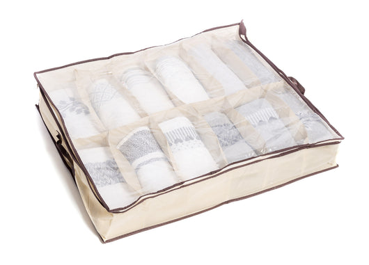 Organizer Spazio Cassetti Armadio Organizzatore Guardaroba Vani Scatola Pieghevole - 1 Pezzo - 12 Vani