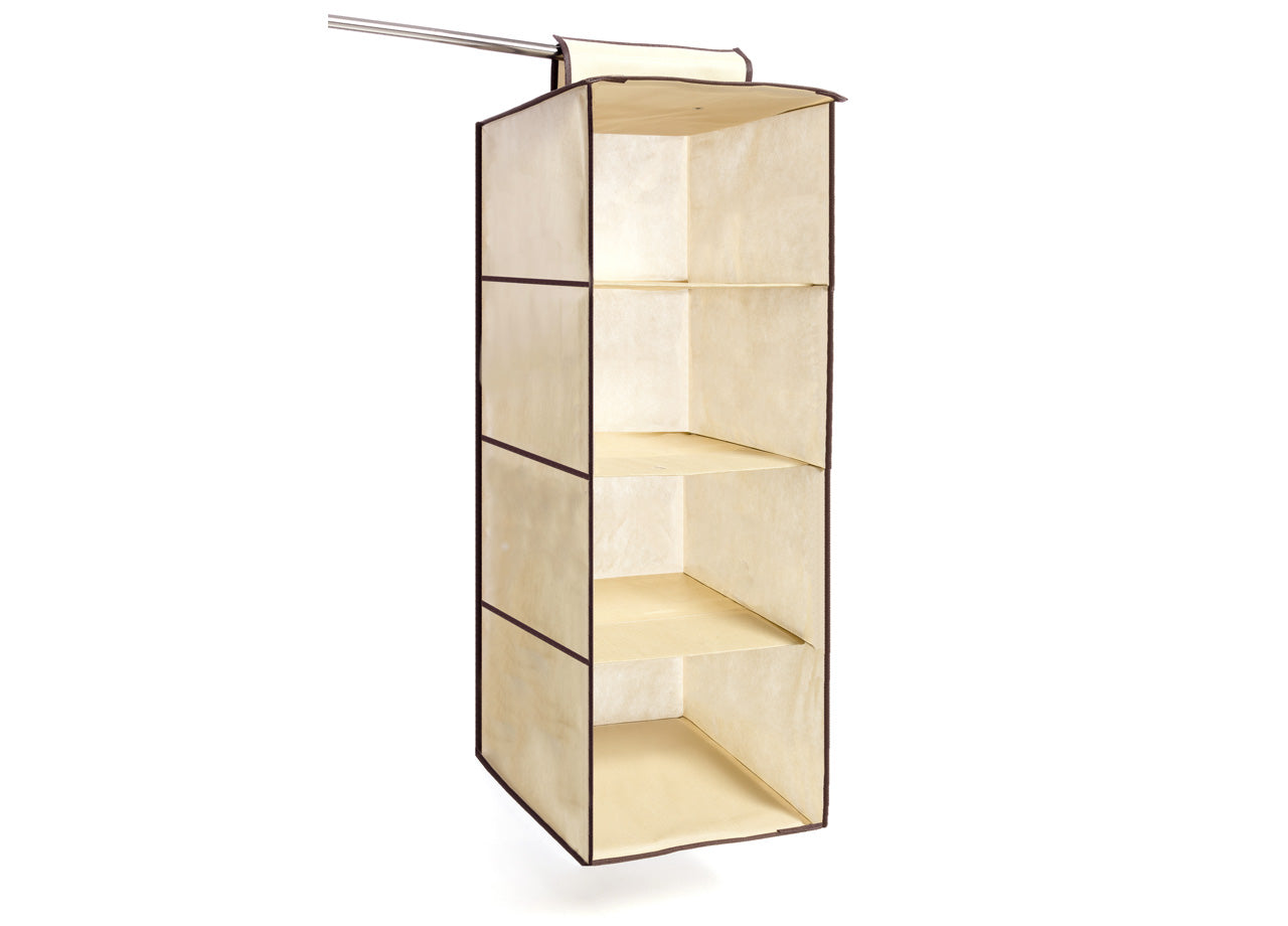 Organizer Spazio Cassetti Armadio Organizzatore Guardaroba Vani Scatola Pieghevole - 10 Pezzi - 4 Vani