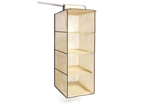 Organizer Spazio Cassetti Armadio Organizzatore Guardaroba Vani Scatola Pieghevole - 10 Pezzi - 4 Vani