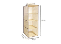 Organizer Spazio Cassetti Armadio Organizzatore Guardaroba Vani Scatola Pieghevole - 10 Pezzi - 4 Vani