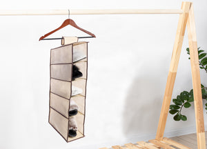 Organizer Spazio Cassetti Armadio Organizzatore Guardaroba Vani Scatola Pieghevole - 1 Pezzo - 5 Vani