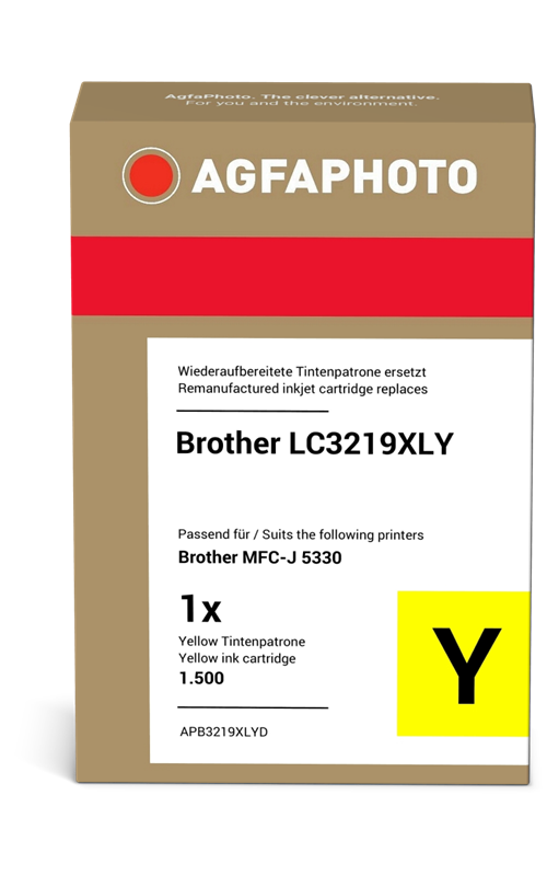 ORIGINAL Agfa Photo Cartuccia d'inchiostro giallo APB3219XLYD ~1500 Seiten