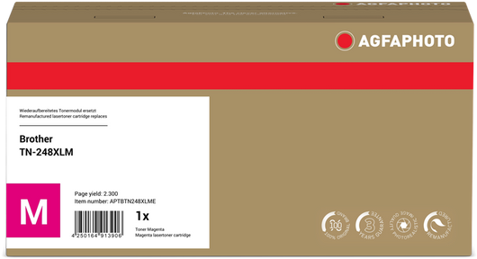 ORIGINAL Agfa Photo toner magenta APTBTN248XLME ~2300 Seiten