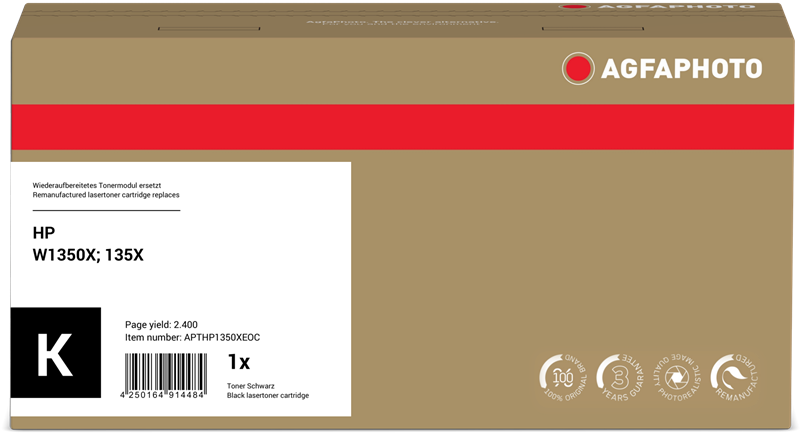ORIGINAL Agfa Photo toner nero APTHP1350XEOC ~2400 Seiten