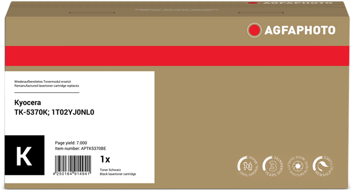 ORIGINAL Agfa Photo toner nero APTK5370BE ~7000 Seiten