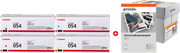 ORIGINAL Canon Value Pack nero / ciano / magenta / giallo 054 MCVP + Prindo Universal Papier 2500 Blatt ~5100 Seiten
