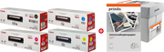 ORIGINAL Canon Value Pack nero / ciano / magenta / giallo 731 MCVP + Prindo Universal Papier 2500 Blatt ~6900 Seiten