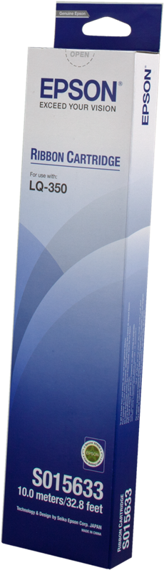 ORIGINAL Epson Nastro colorato nero C13S015633 LQ-350 cassetta di nastro, 2,5 milioni cifre