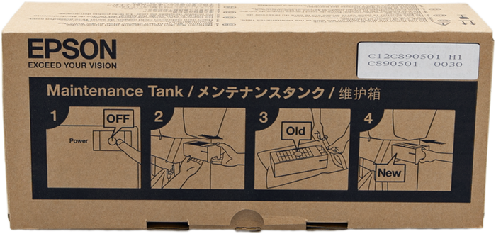 ORIGINAL Epson unità di manutenzione C890501 C12C890501 contenitore di manutenzione, tanica di manutenzione,