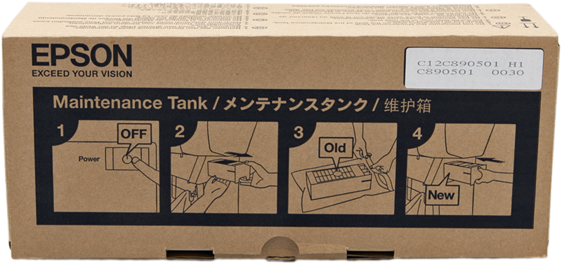 ORIGINAL Epson unità di manutenzione C890501 C12C890501 contenitore di manutenzione, tanica di manutenzione,