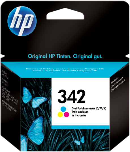 ORIGINAL HP Cartuccia d'inchiostro differenti colori C9361EE 342 ~220 Seiten 5ml