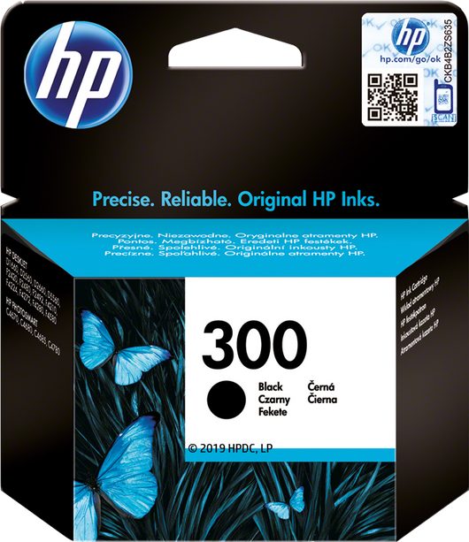 ORIGINAL HP Cartuccia d'inchiostro nero CC640EE 300 ~200 Seiten