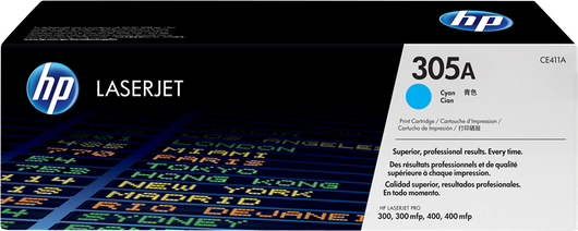 ORIGINAL HP toner ciano CE411A 305A ~2600 Seiten