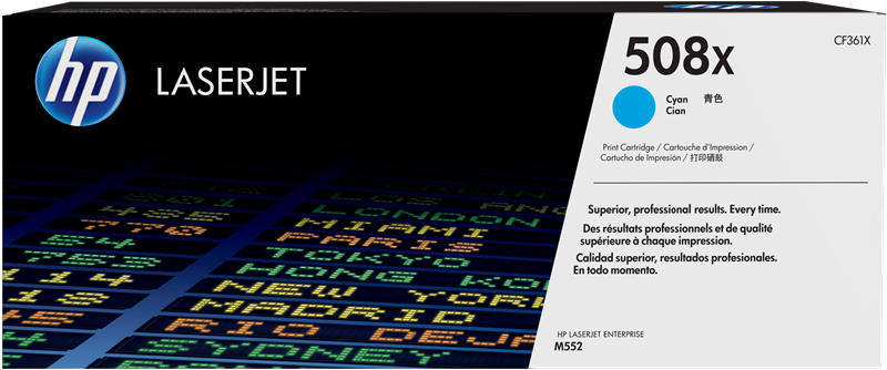 ORIGINAL HP toner ciano CF361X 508X ~9500 Seiten alta capacità