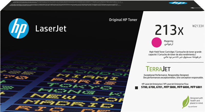 ORIGINAL HP toner magenta W2133X 213X ~6000 Seiten Cartuccia toner originale magenta ad alta capacità LaserJet HP 213X