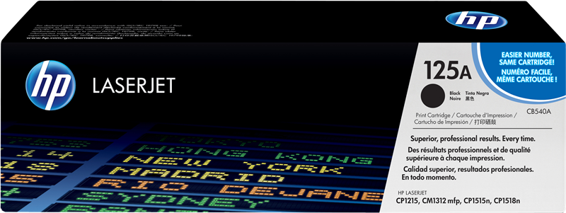ORIGINAL HP toner nero CB540A 125A ~2200 Seiten