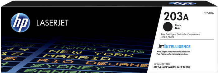 ORIGINAL HP toner nero CF540A 203A ~1400 Seiten