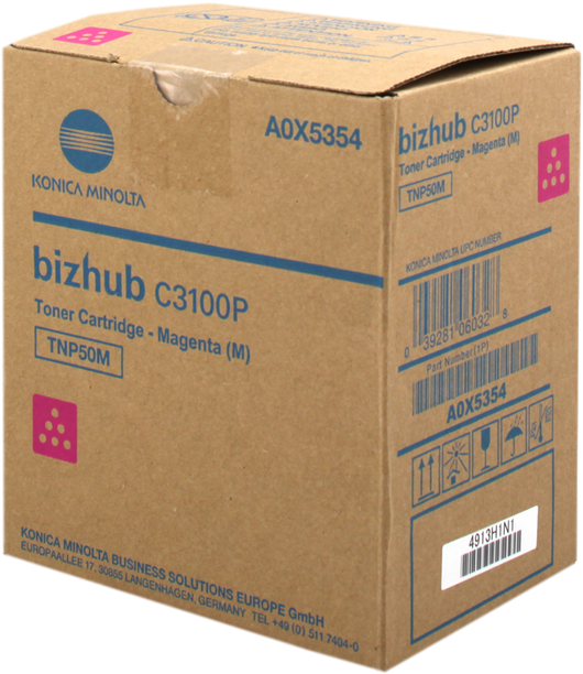 ORIGINAL Konica Minolta toner magenta A0X5354 TNP50M ~6000 Seiten