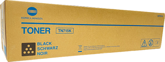 ORIGINAL Konica Minolta toner nero ACP8150 TN-715K ~45000 Seiten
