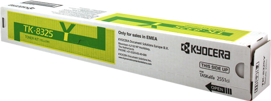 ORIGINAL Kyocera toner giallo TK-8325Y 1T02NPANL0 ~12000 Seiten