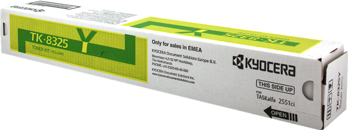 ORIGINAL Kyocera toner giallo TK-8325Y 1T02NPANL0 ~12000 Seiten
