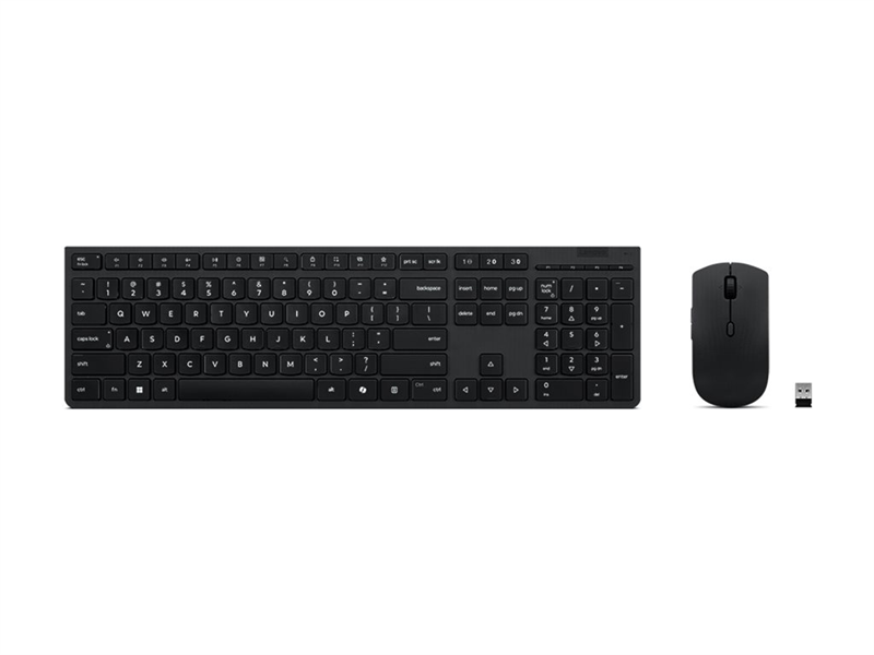 ORIGINAL Lenovo Accessori per computer nero 4X31R64328 Tastatur/Maus Set