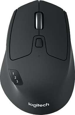 ORIGINAL Logitech Accessori per computer nero 910-004791 M720 Triathlon Mouse Logitech, senza fili, Bluetooth, 2,4 GHz, per uso con la mano destra, ottico, 7 pulsanti, USB