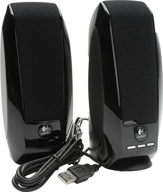 ORIGINAL Logitech Accessori per computer nero 980-000029 S150 - Stereo Lautsprecher S150 Digital USB Speaker System - 90 Hz – 20 kHz, 1.2W