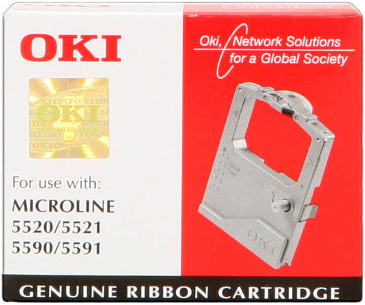 ORIGINAL OKI Nastro colorato nero 5520/5521 01126301 4 milioni cifre