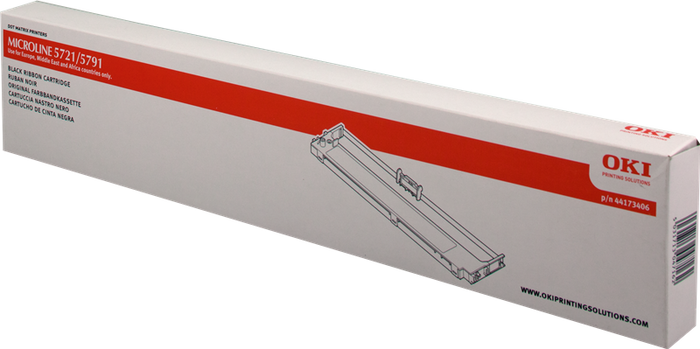 ORIGINAL OKI Nastro colorato nero 5721/5791 44173406 13 milioni cifre