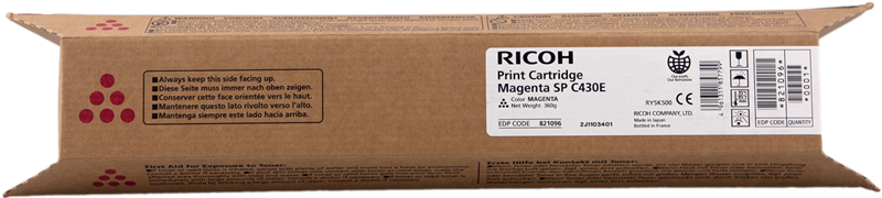 ORIGINAL Ricoh toner magenta 821096 SP C430EM ~24000 Seiten