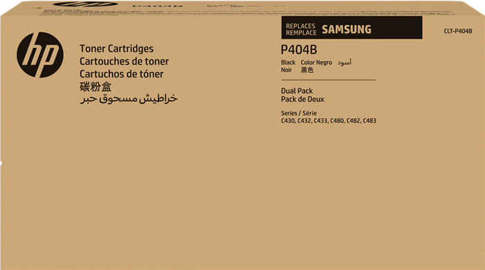 ORIGINAL Samsung Multipack nero CLT-P404B SU364A ~3000 Seiten