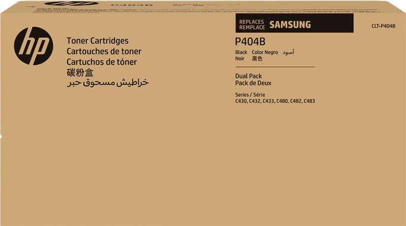 ORIGINAL Samsung Multipack nero CLT-P404B SU364A ~3000 Seiten