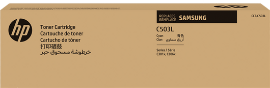 ORIGINAL Samsung toner ciano CLT-C503L SU014A ~5000 Seiten