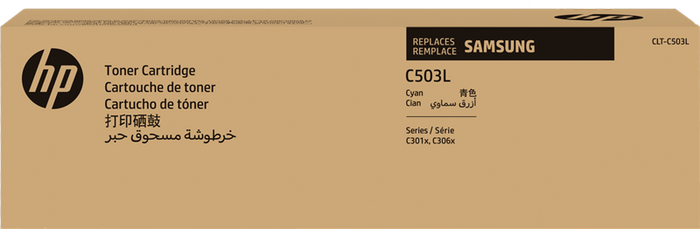 ORIGINAL Samsung toner ciano CLT-C503L SU014A ~5000 Seiten