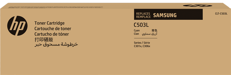 ORIGINAL Samsung toner ciano CLT-C503L SU014A ~5000 Seiten