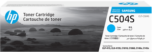 ORIGINAL Samsung toner ciano CLT-C504S SU025A ~1800 Seiten
