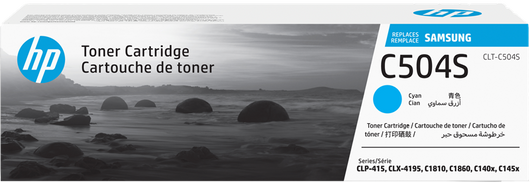 ORIGINAL Samsung toner ciano CLT-C504S SU025A ~1800 Seiten