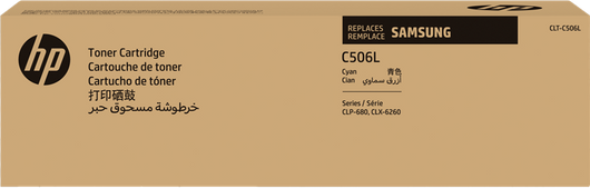 ORIGINAL Samsung toner ciano CLT-C506L SU038A ~3500 Seiten