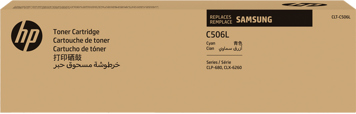 ORIGINAL Samsung toner ciano CLT-C506L SU038A ~3500 Seiten