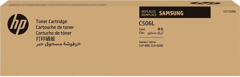 ORIGINAL Samsung toner ciano CLT-C506L SU038A ~3500 Seiten