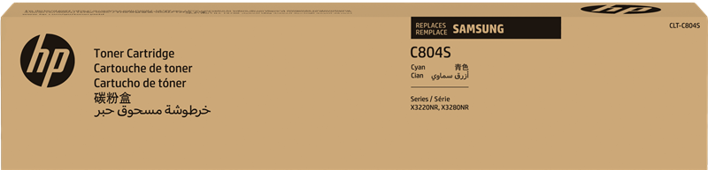 ORIGINAL Samsung toner ciano CLT-C804S SS546A ~15000 Seiten