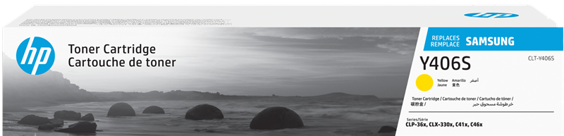 ORIGINAL Samsung toner giallo CLT-Y406S SU462A ~1000 Seiten