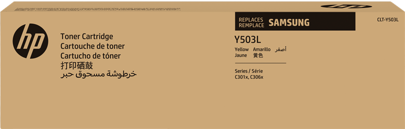 ORIGINAL Samsung toner giallo CLT-Y503L SU491A ~5000 Seiten