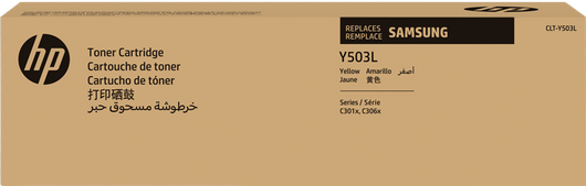 ORIGINAL Samsung toner giallo CLT-Y503L SU491A ~5000 Seiten