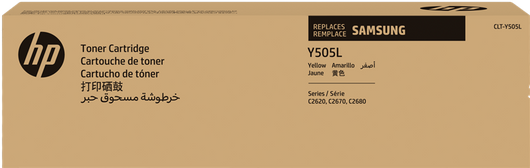 ORIGINAL Samsung toner giallo CLT-Y505L SU512A ~3500 Seiten