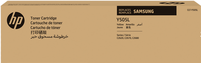 ORIGINAL Samsung toner giallo CLT-Y505L SU512A ~3500 Seiten